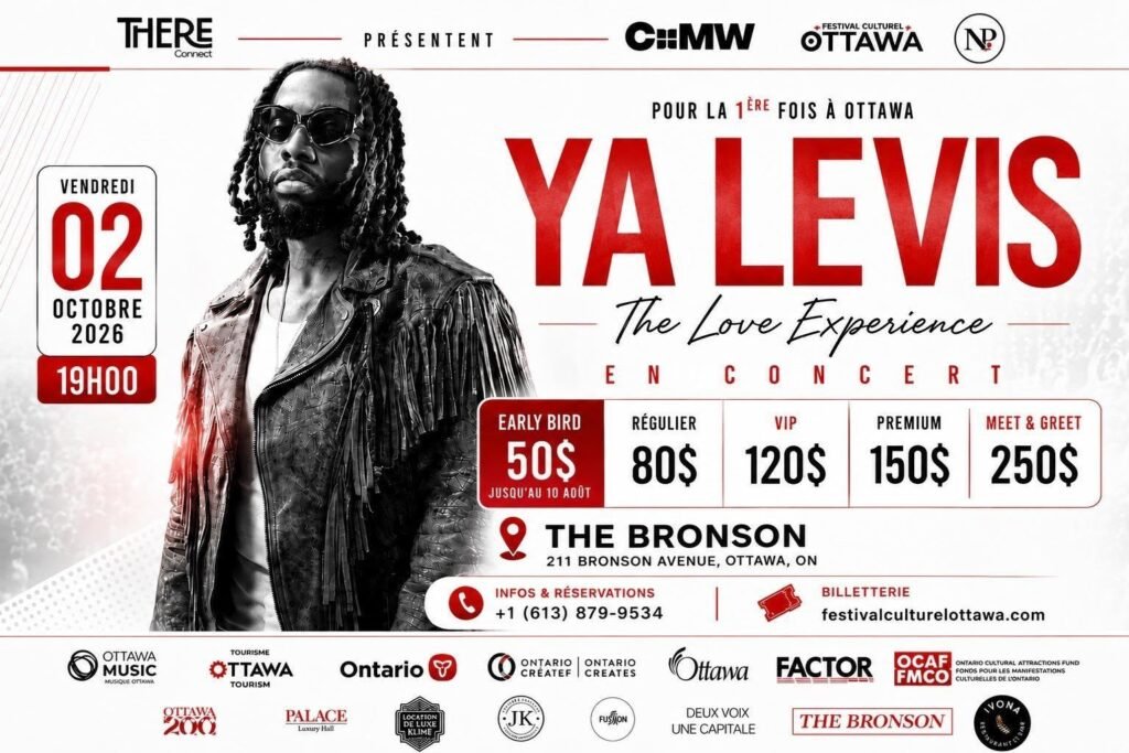 YA LEVIS – The Love Experience — en concert à Ottawa